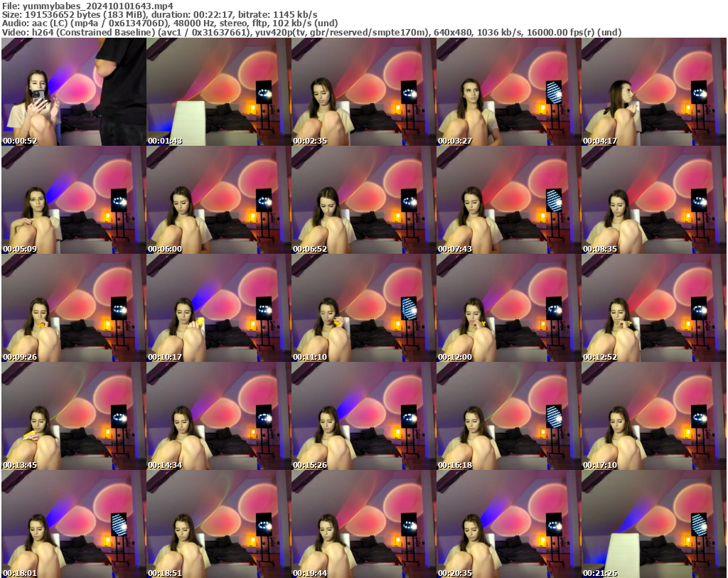 Preview thumb from yummybabes on 2024-10-10 @ bongacams