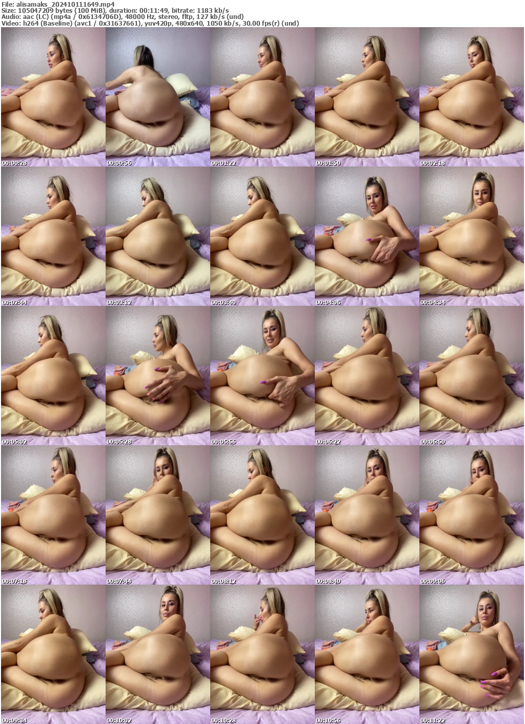 Preview thumb from alisamaks on 2024-10-11 @ bongacams