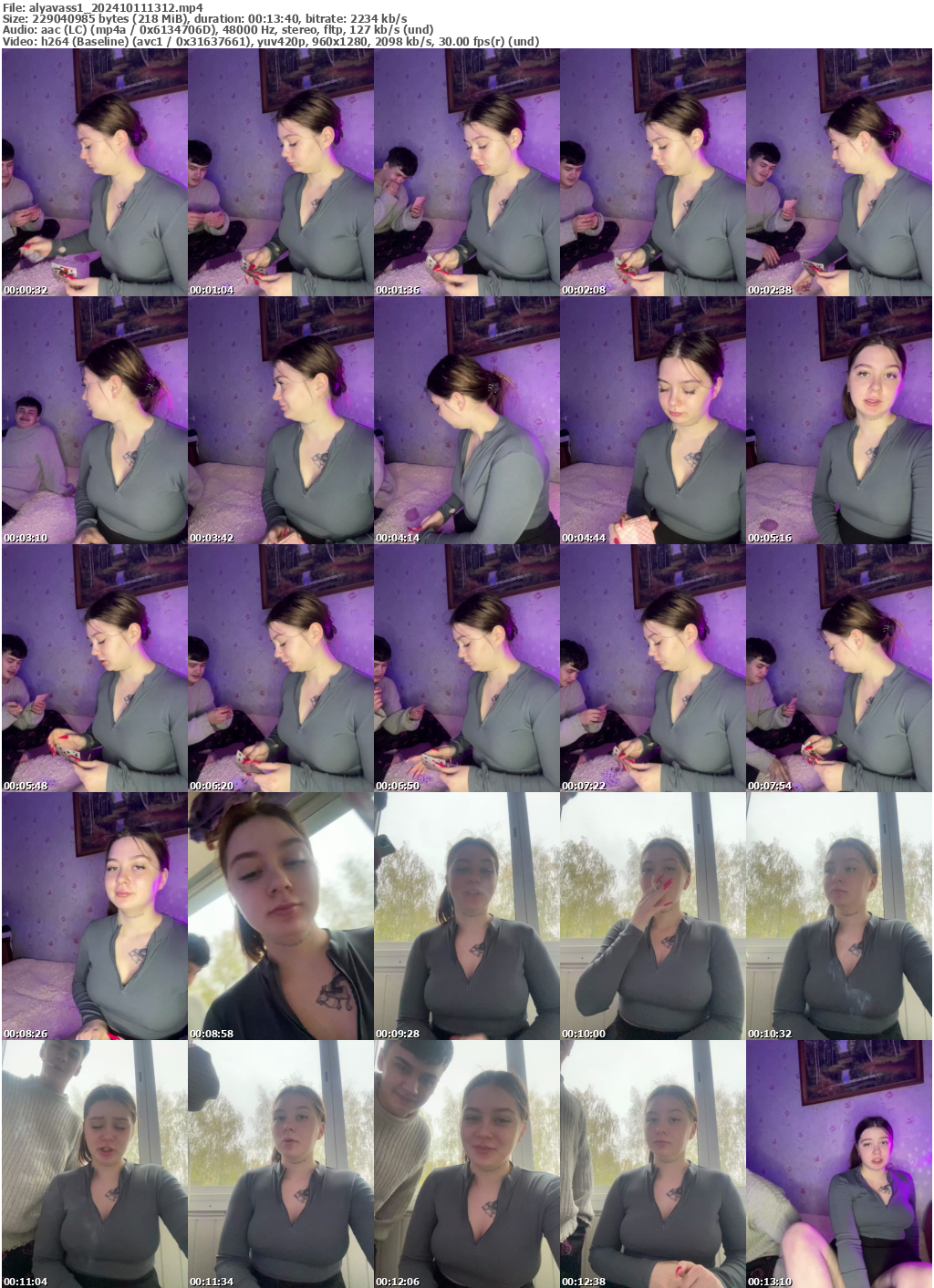 Preview thumb from alyavass1 on 2024-10-11 @ bongacams