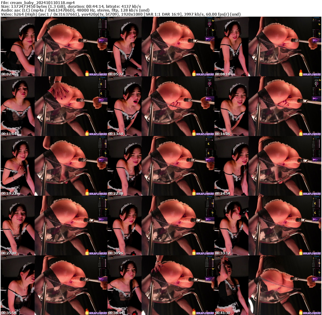 Preview thumb from cream_baby on 2024-10-11 @ bongacams