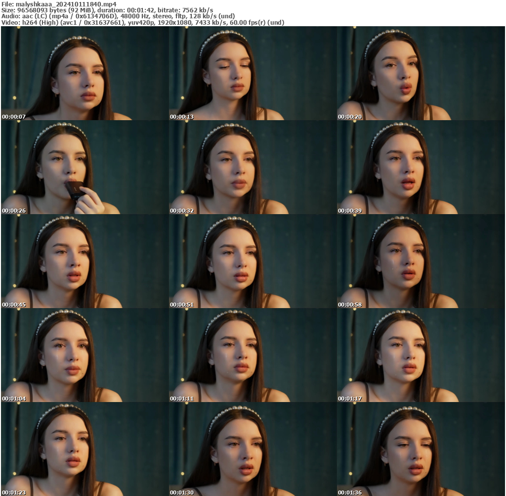 Preview thumb from malyshkaaa on 2024-10-11 @ bongacams