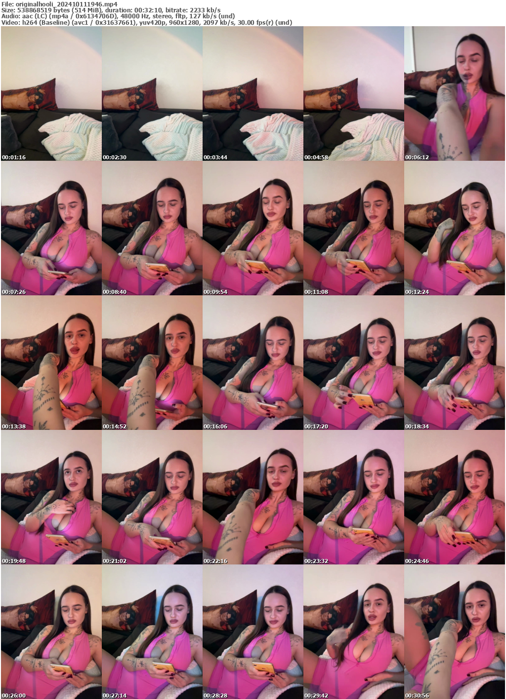 Preview thumb from originalhooli on 2024-10-11 @ bongacams