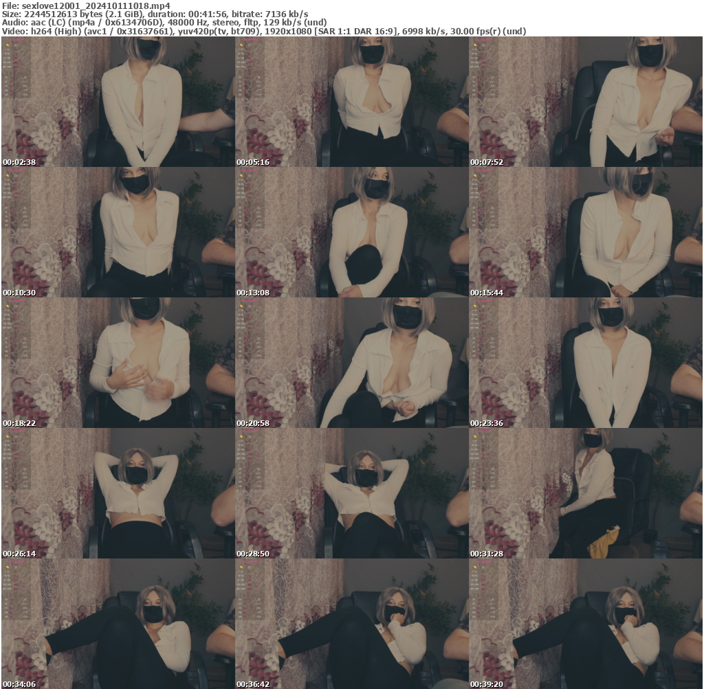 Preview thumb from sexlove12001 on 2024-10-11 @ bongacams