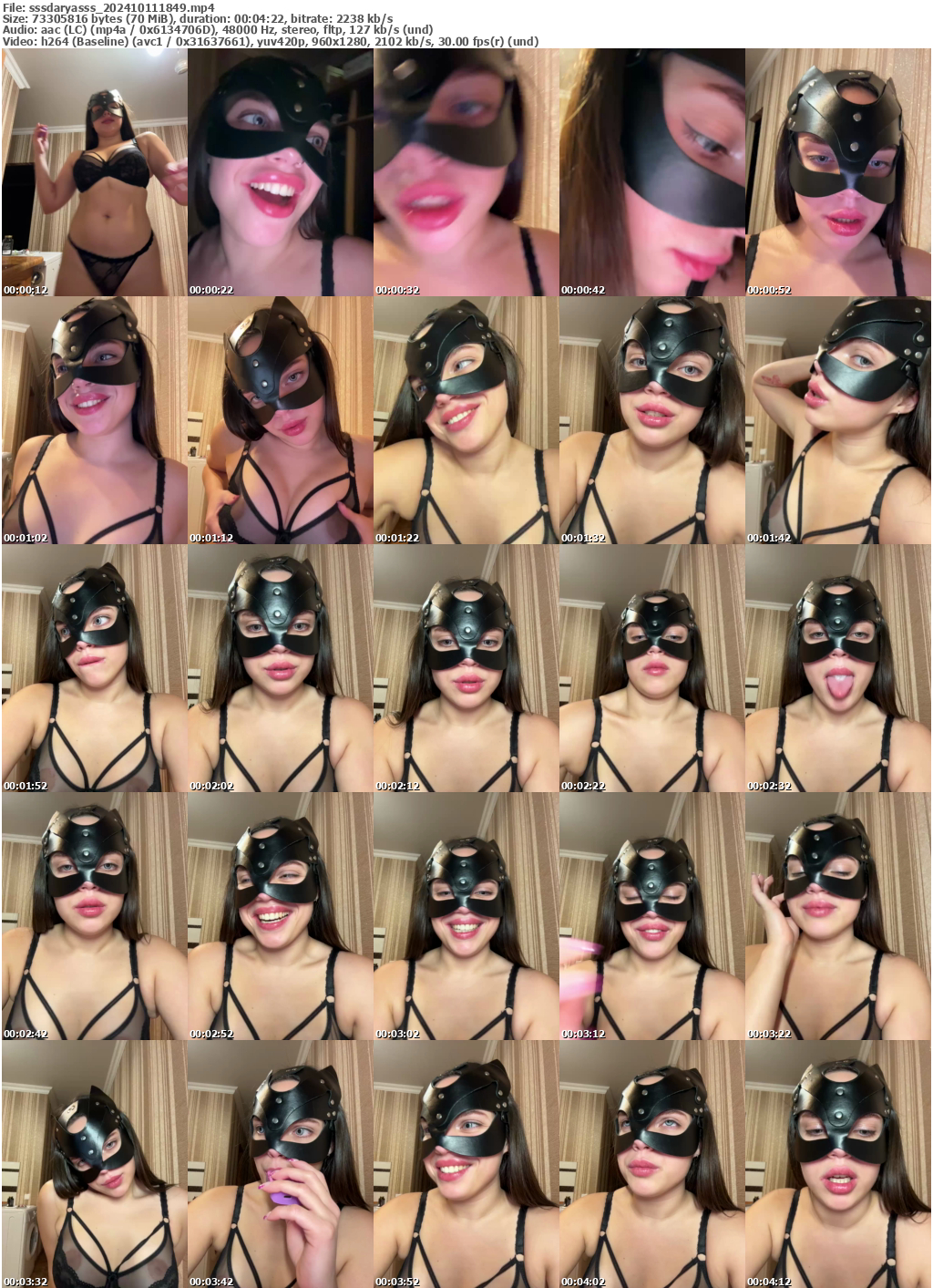 Preview thumb from sssdaryasss on 2024-10-11 @ bongacams