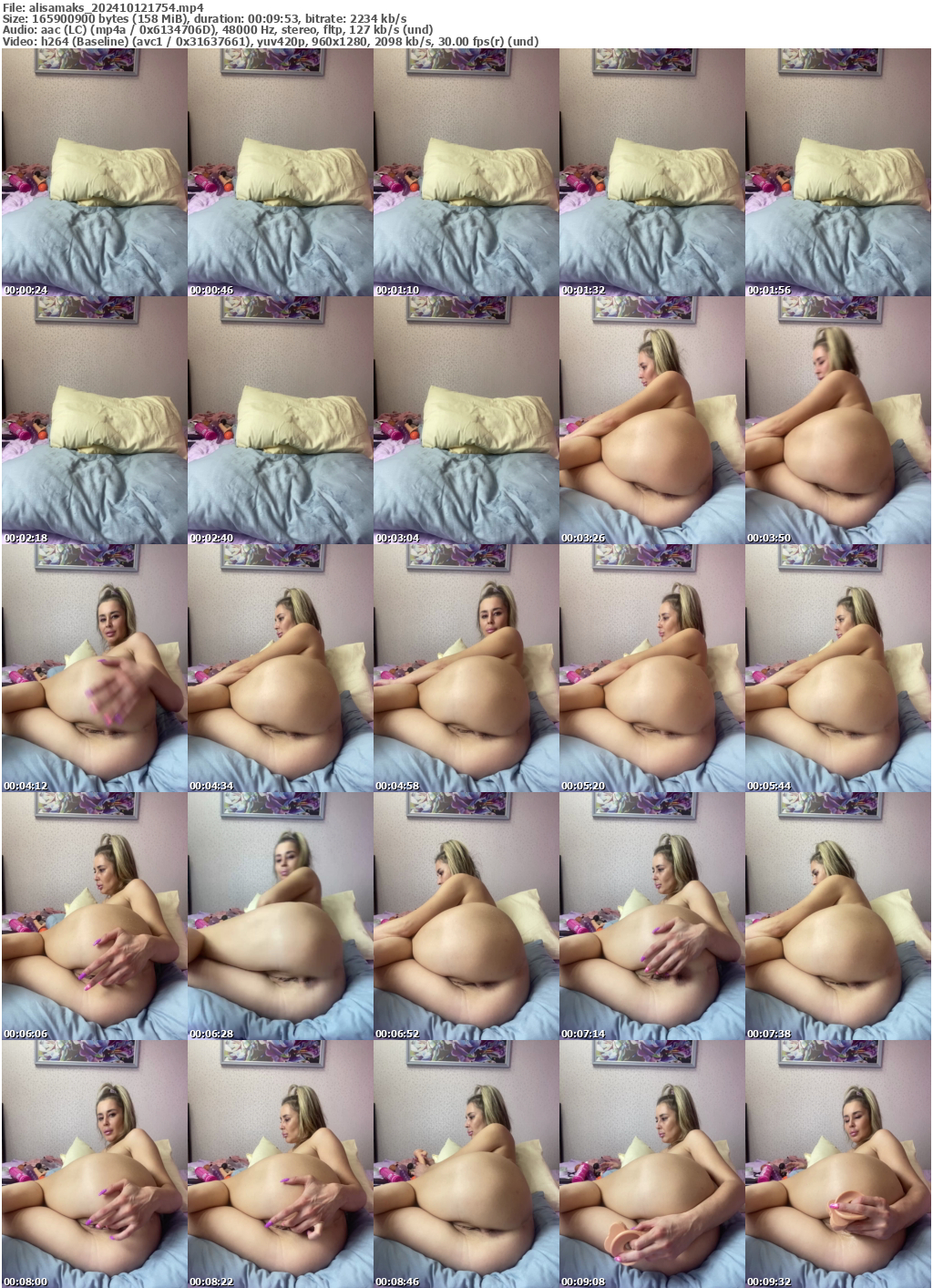 Preview thumb from alisamaks on 2024-10-12 @ bongacams