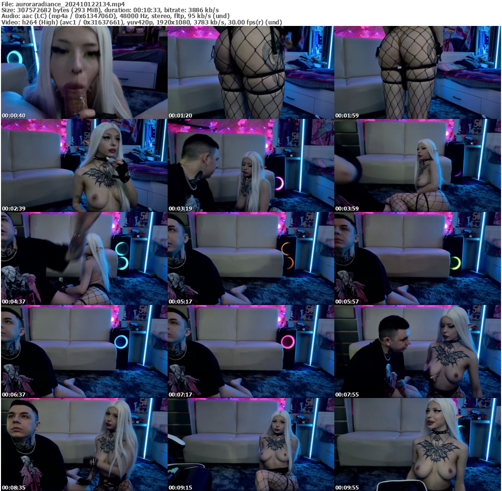 Preview thumb from auroraradiance on 2024-10-12 @ bongacams