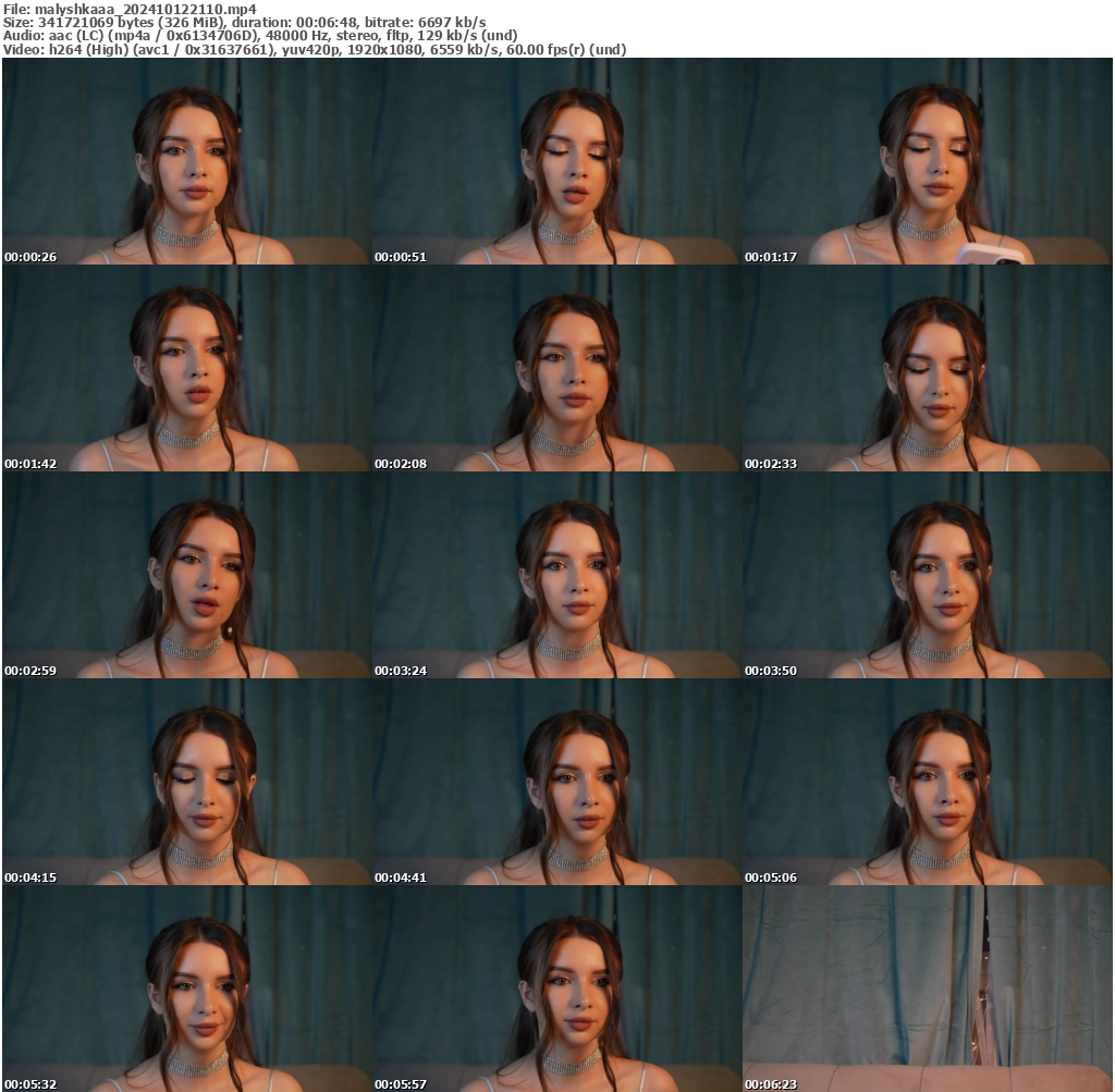 Preview thumb from malyshkaaa on 2024-10-12 @ bongacams