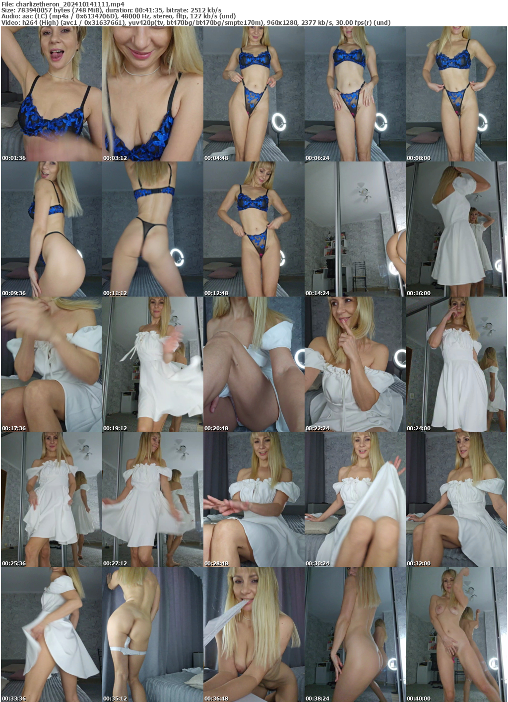 Preview thumb from charlizetheron on 2024-10-14 @ bongacams