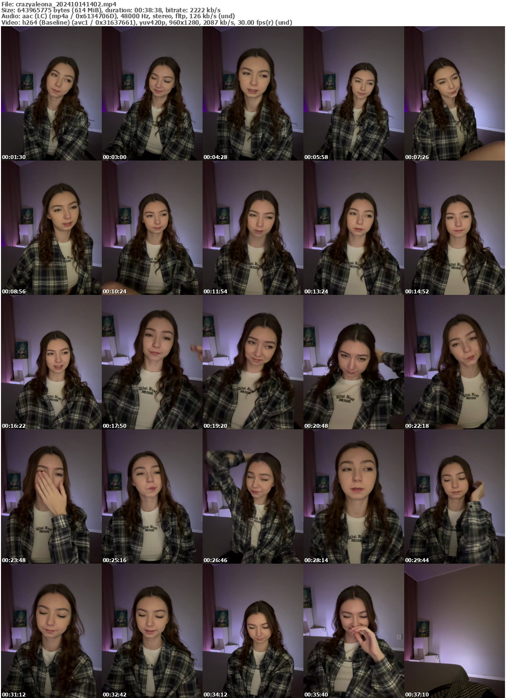 Preview thumb from crazyaleona on 2024-10-14 @ bongacams