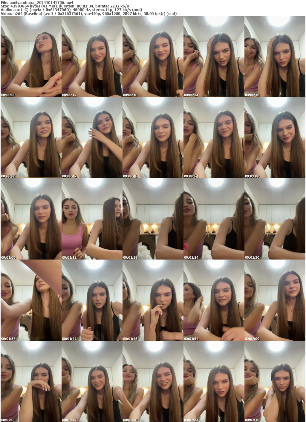 Preview thumb from emilyandmira on 2024-10-14 @ bongacams