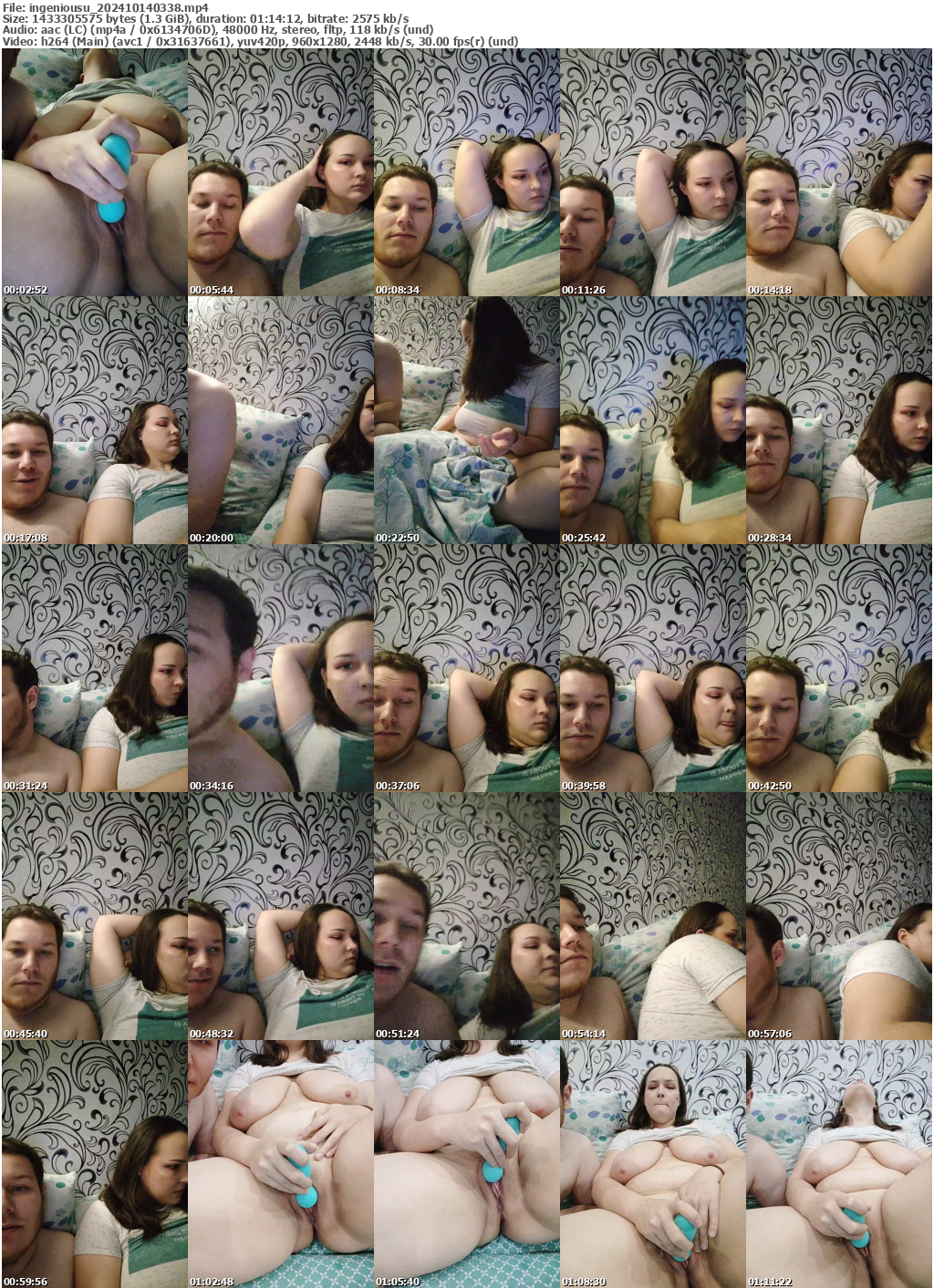 Preview thumb from ingeniousu on 2024-10-14 @ bongacams