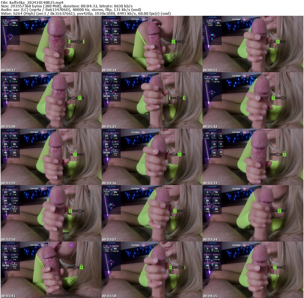 Preview thumb from kaffetka on 2024-10-14 @ bongacams