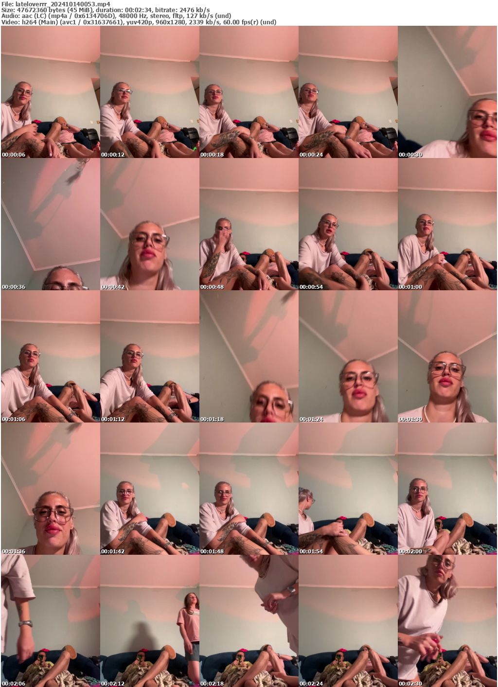 Preview thumb from lateloverrr on 2024-10-14 @ bongacams