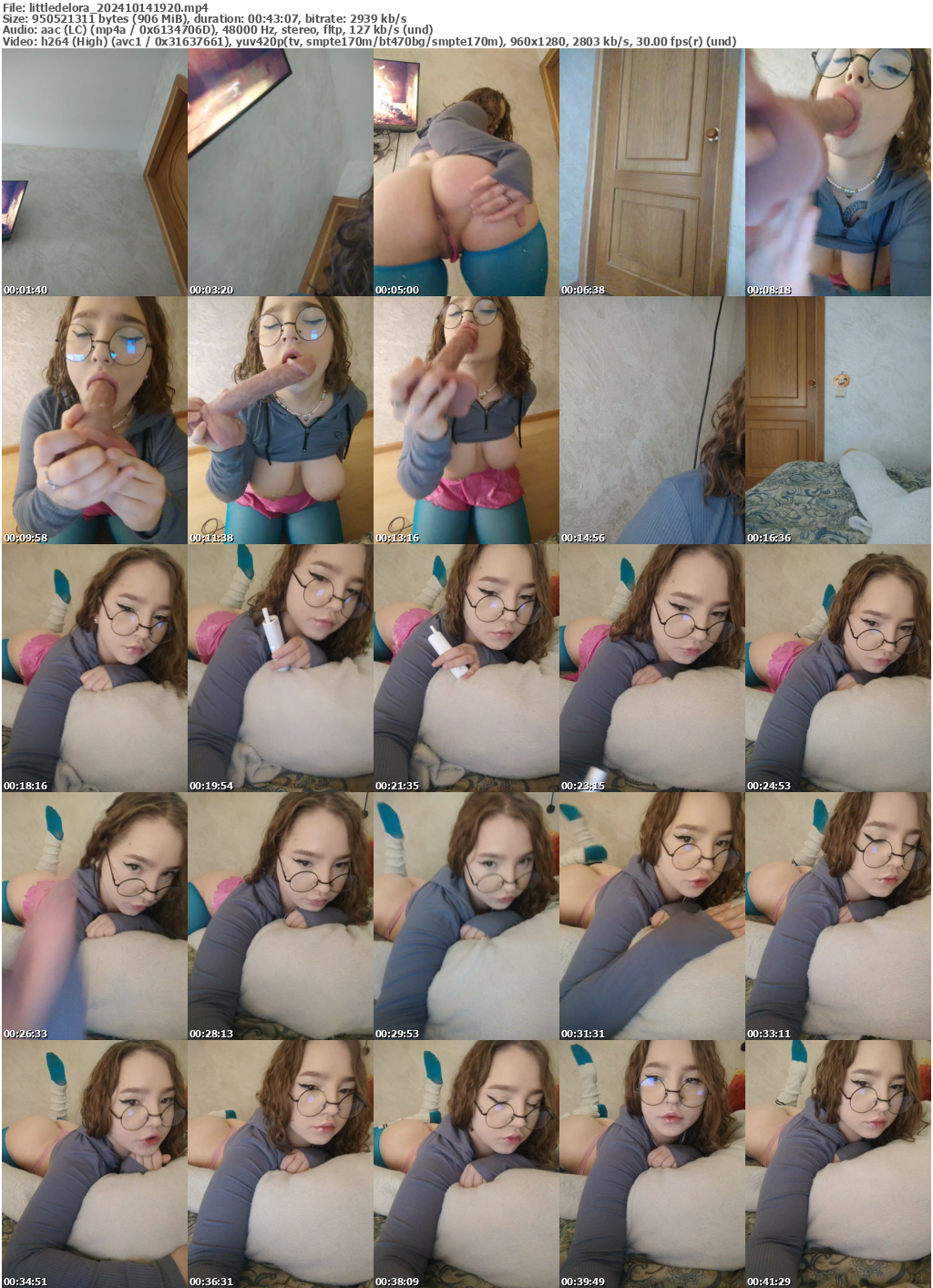 Preview thumb from littledelora on 2024-10-14 @ bongacams