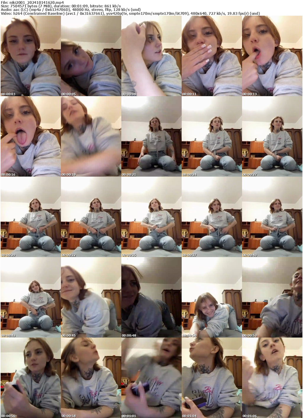 Preview thumb from niki2001 on 2024-10-14 @ bongacams