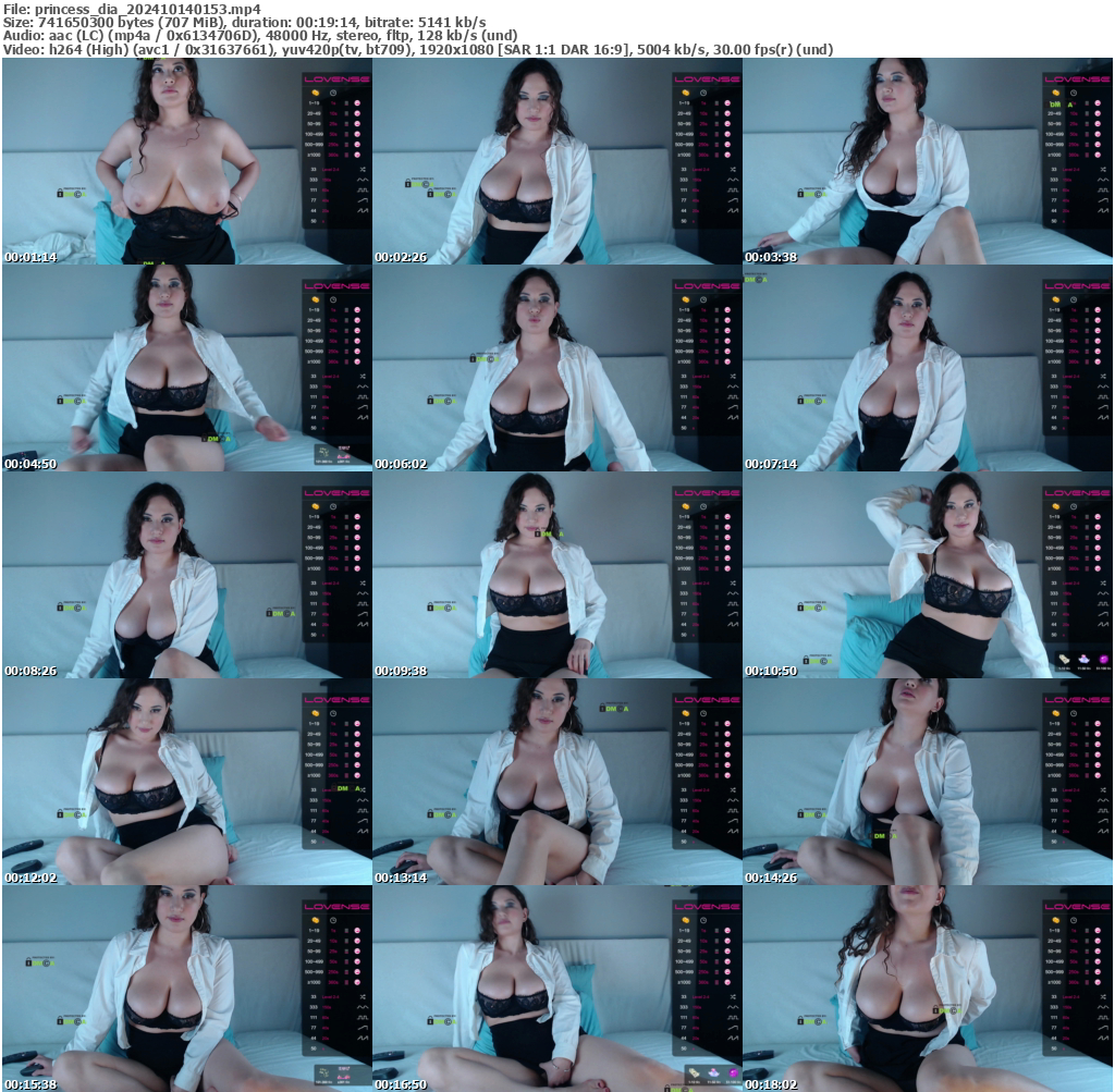 Preview thumb from princess_dia on 2024-10-14 @ bongacams