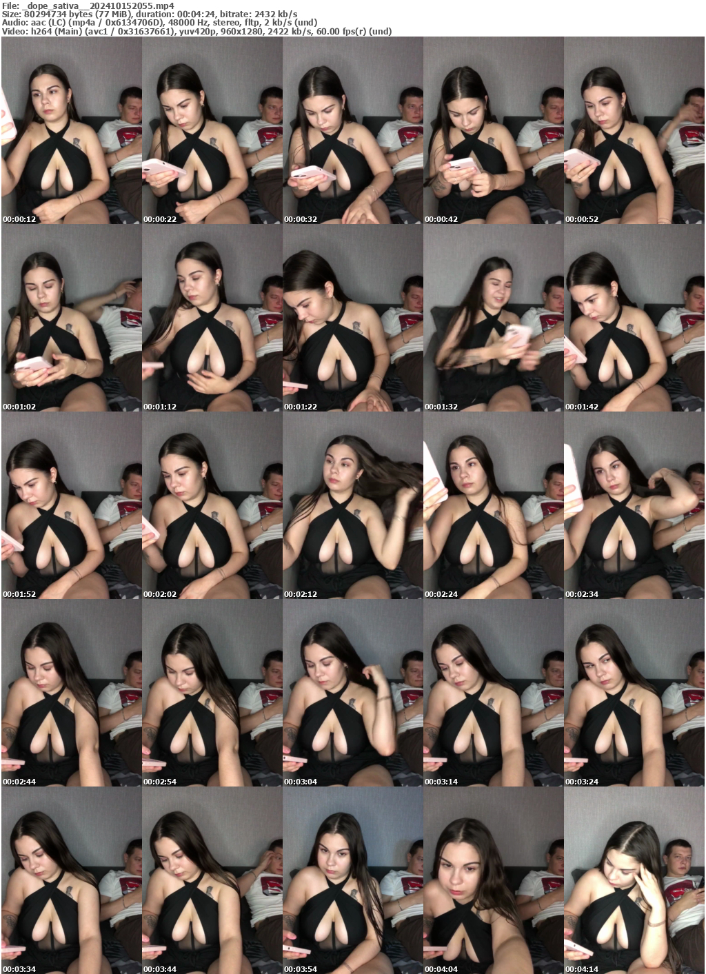 Preview thumb from _dope_sativa_ on 2024-10-15 @ bongacams