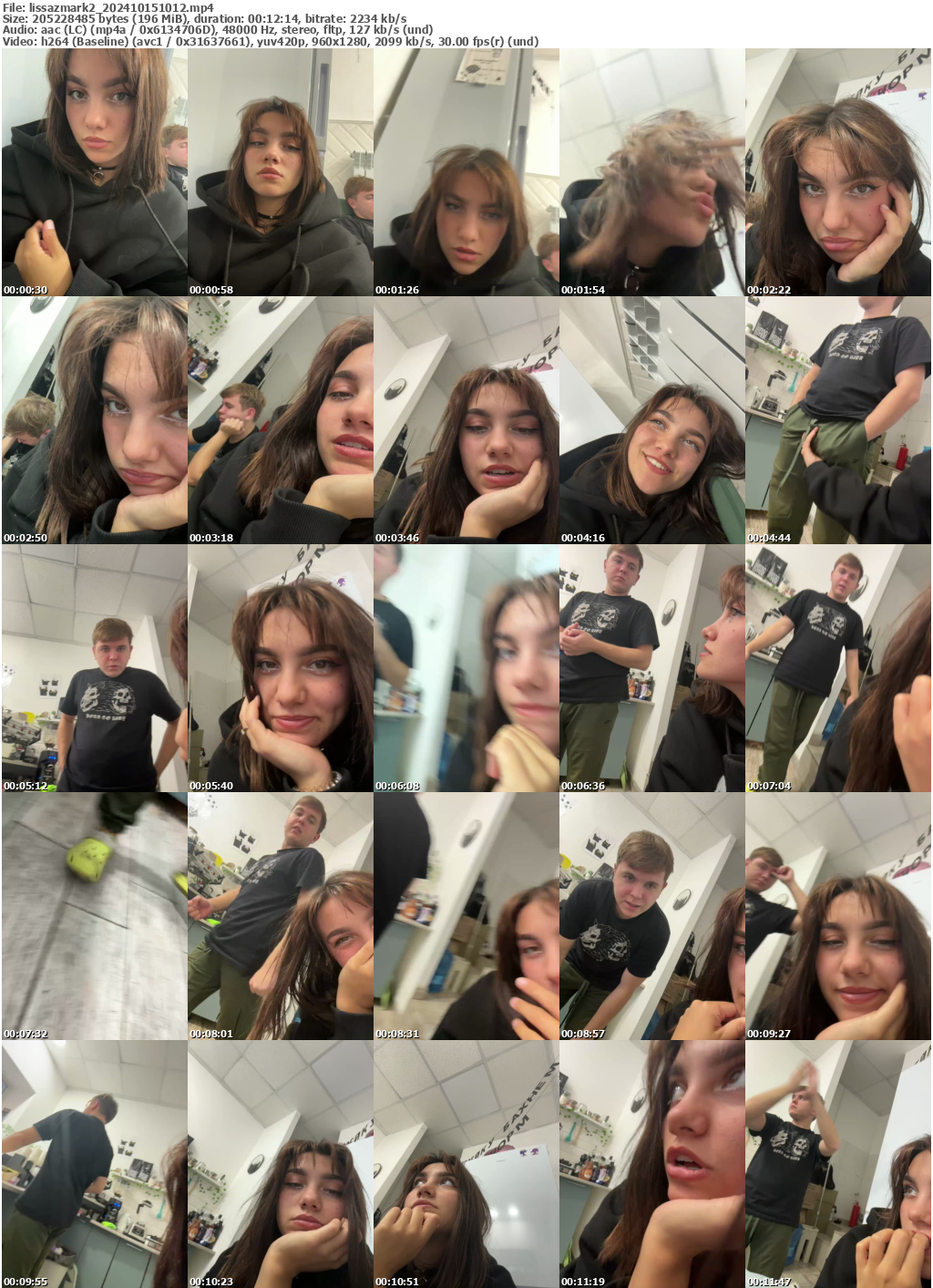 Preview thumb from lissazmark2 on 2024-10-15 @ bongacams