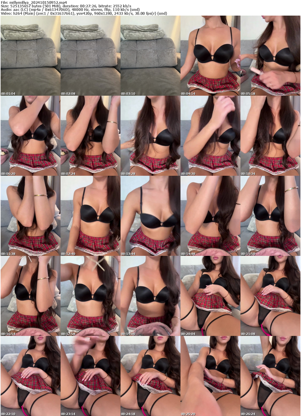 Preview thumb from millymillya on 2024-10-15 @ bongacams