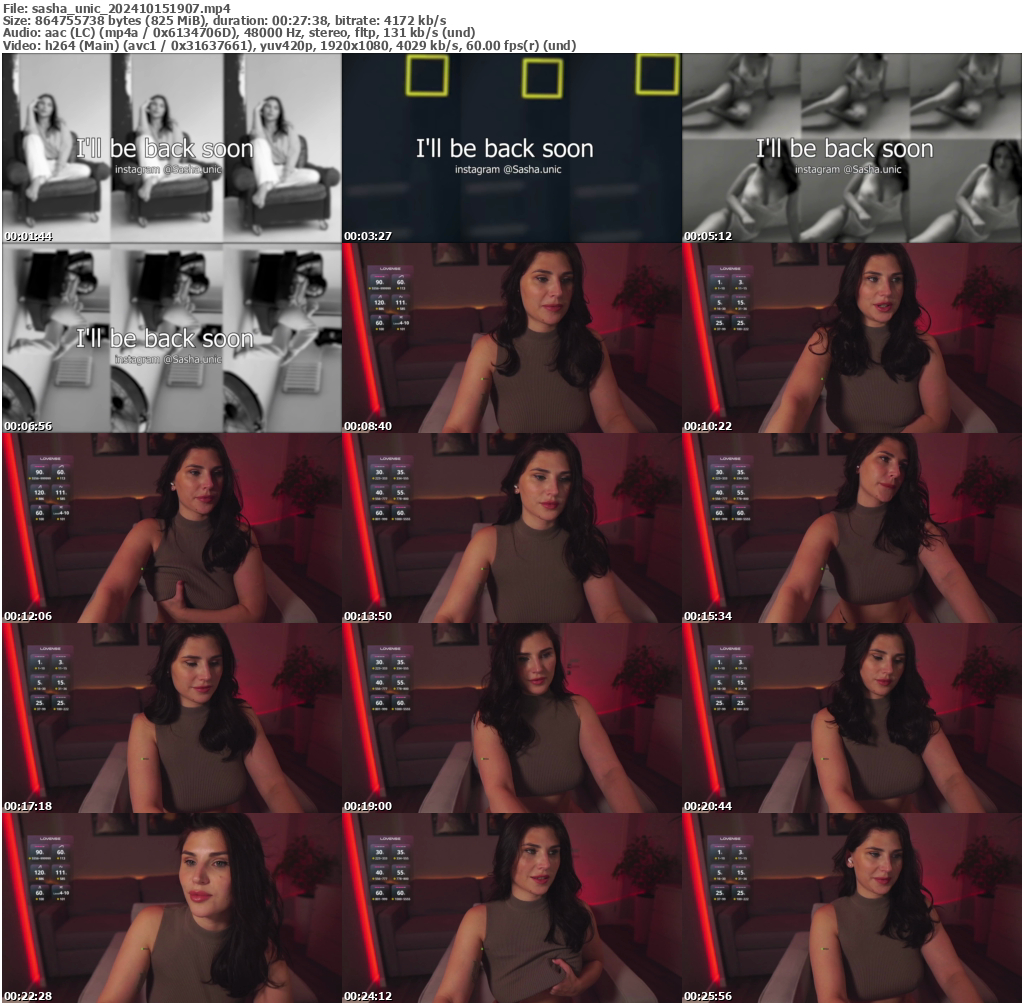 Preview thumb from sasha_unic on 2024-10-15 @ bongacams