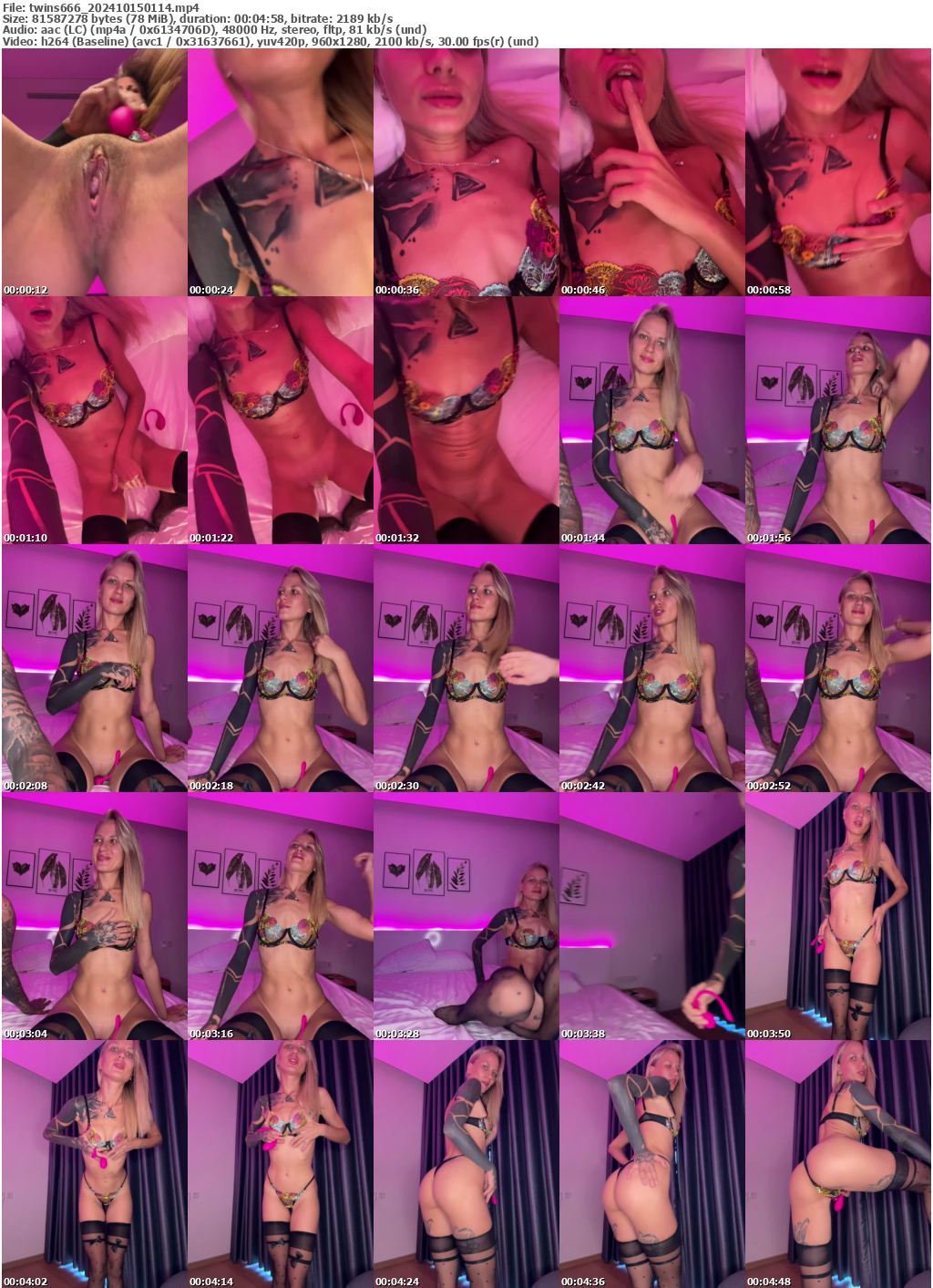 Preview thumb from twins666 on 2024-10-15 @ bongacams