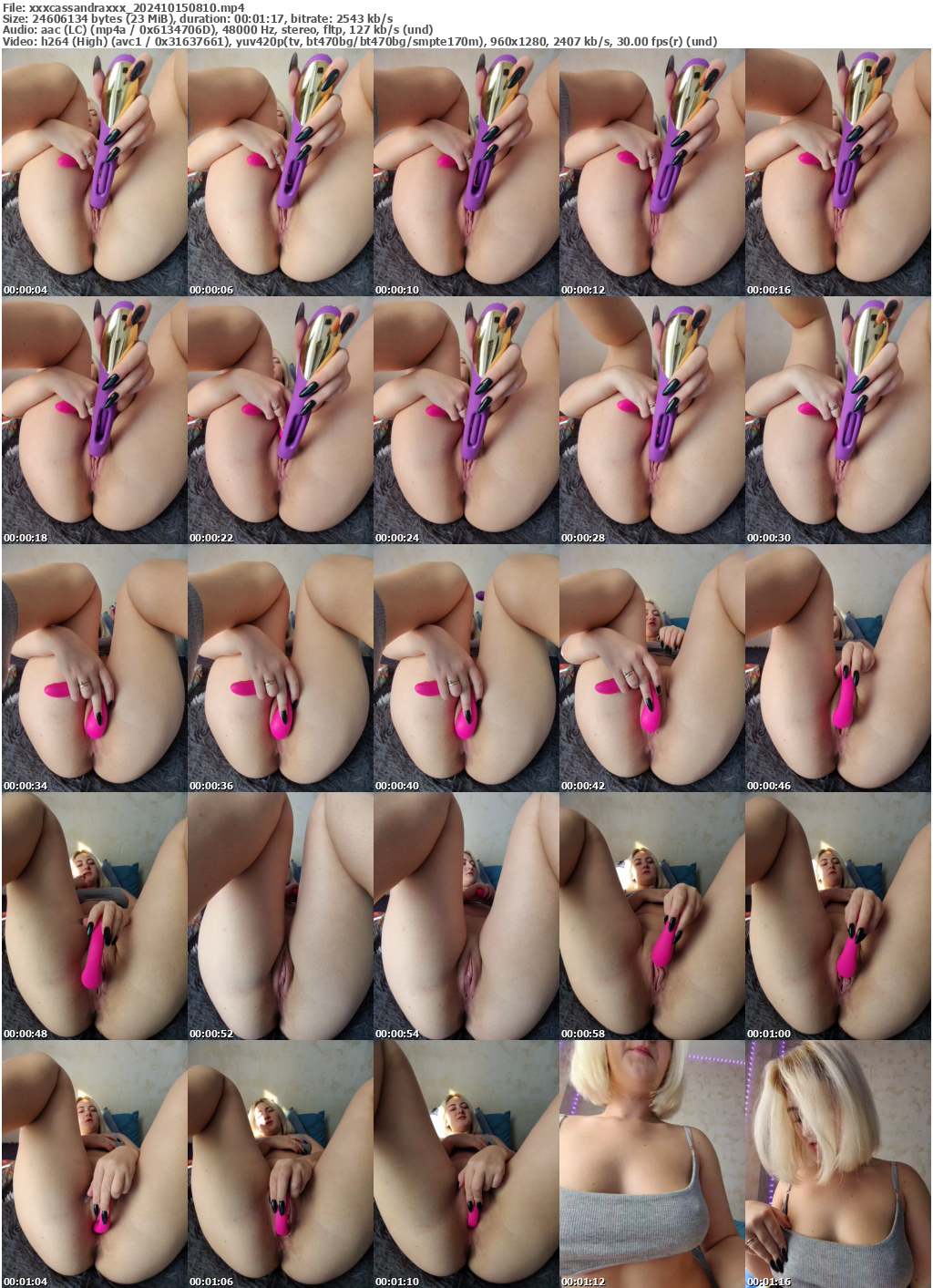 Preview thumb from xxxcassandraxxx on 2024-10-15 @ bongacams