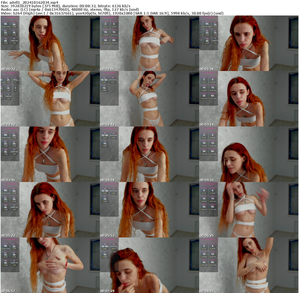 Preview thumb from adell1 on 2024-10-16 @ bongacams