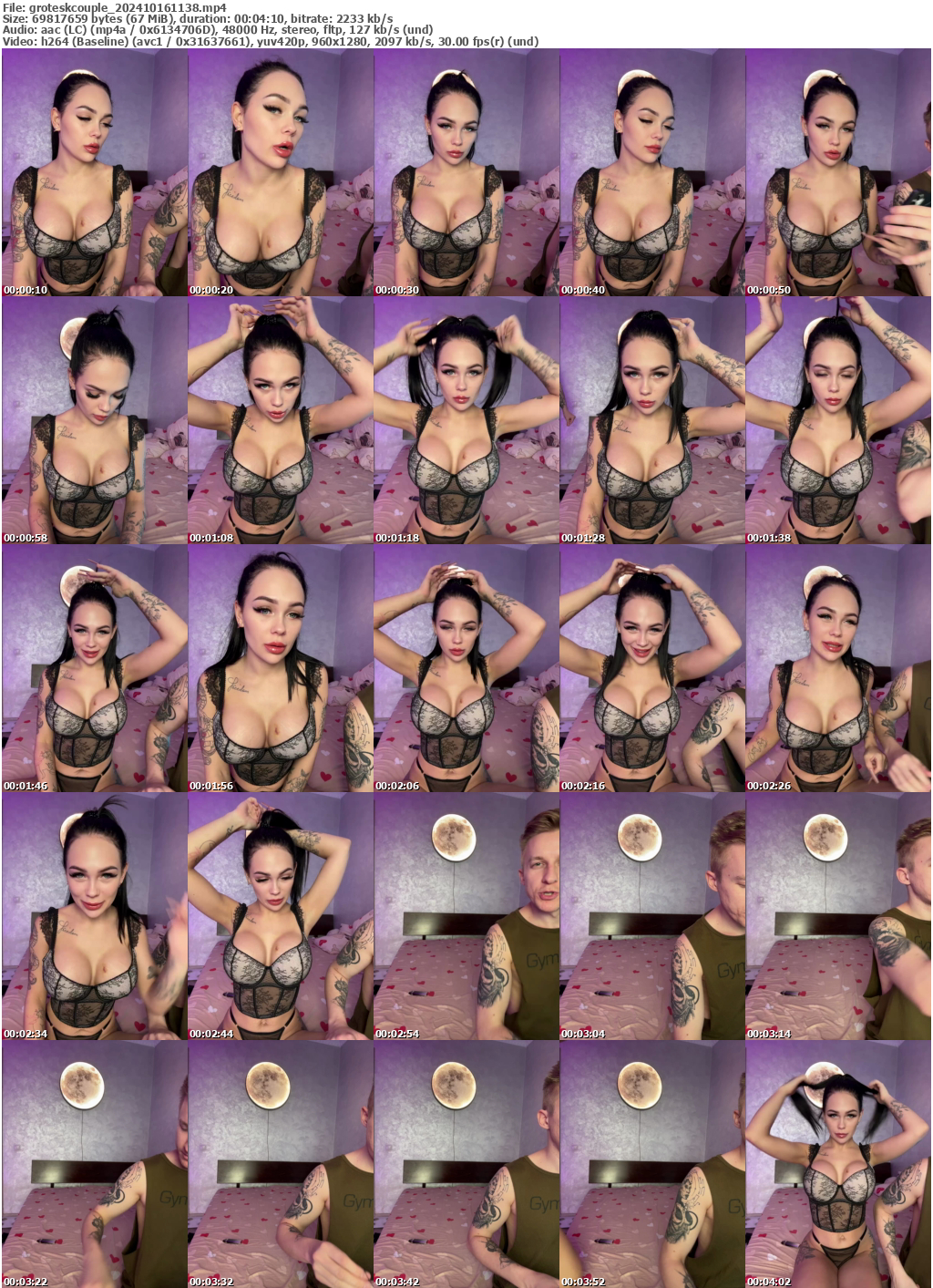 Preview thumb from groteskcouple on 2024-10-16 @ bongacams