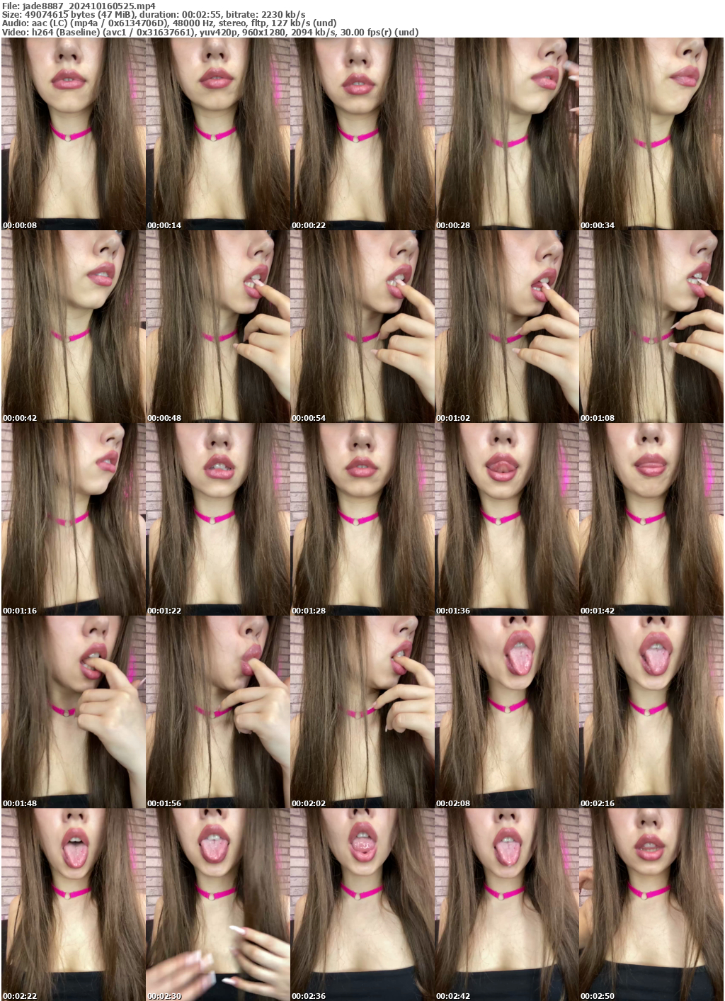 Preview thumb from jade8887 on 2024-10-16 @ bongacams