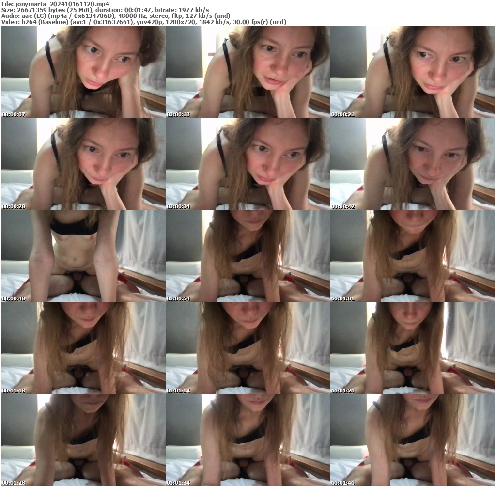 Preview thumb from jonymarta on 2024-10-16 @ bongacams