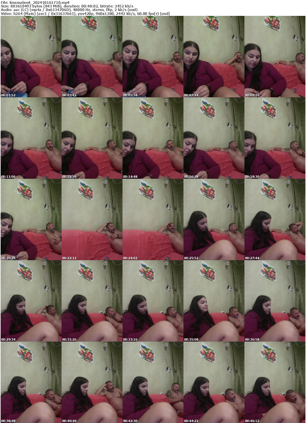 Preview thumb from kissmabont on 2024-10-16 @ bongacams