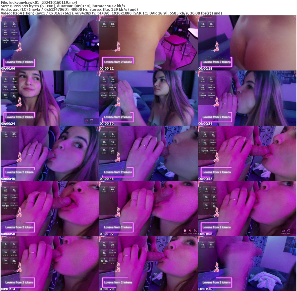 Preview thumb from luckyguyhawk01 on 2024-10-16 @ bongacams