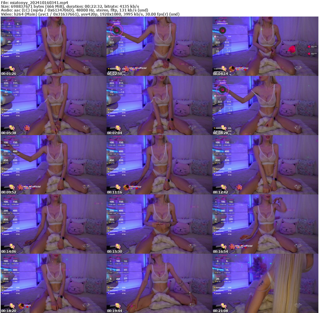 Preview thumb from miatonyy on 2024-10-16 @ bongacams