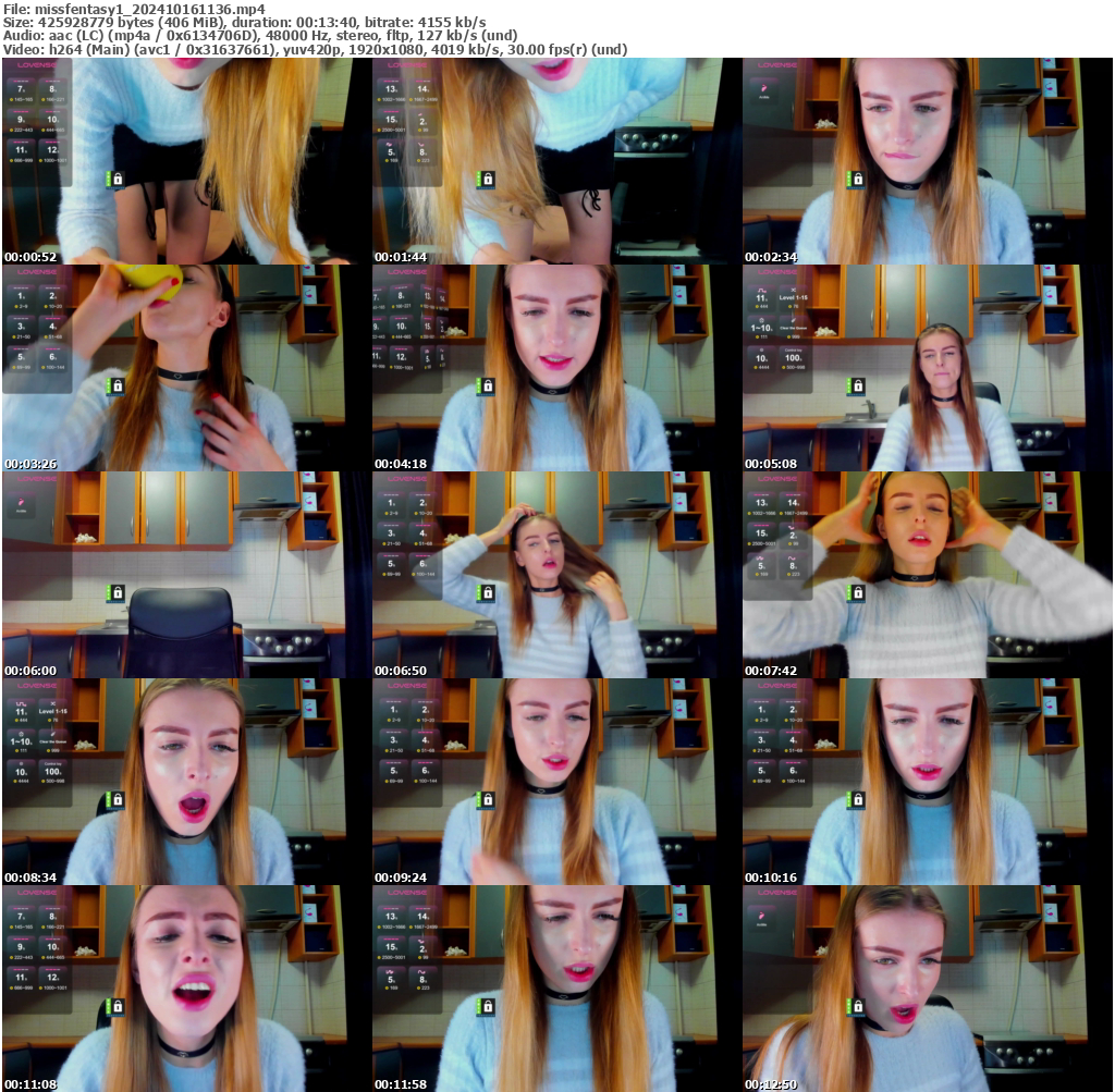 Preview thumb from missfentasy1 on 2024-10-16 @ bongacams