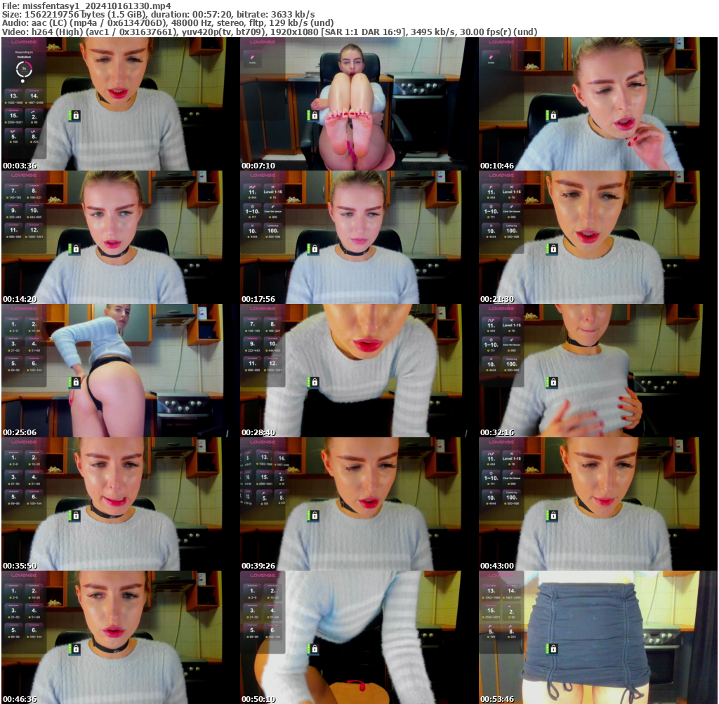 Preview thumb from missfentasy1 on 2024-10-16 @ bongacams