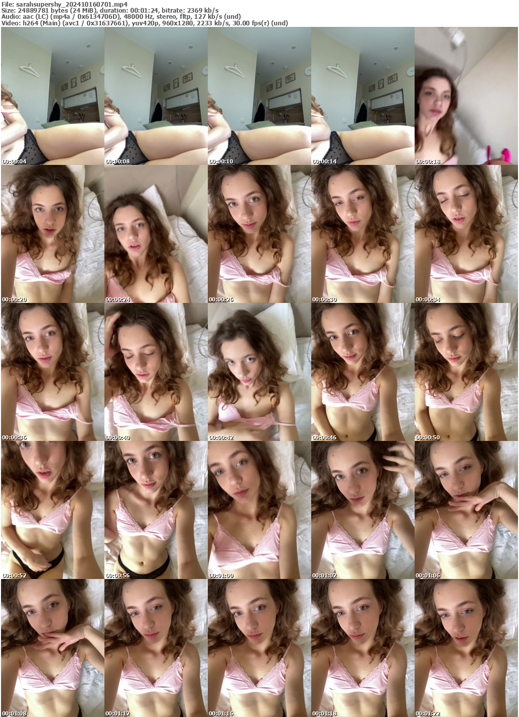 Preview thumb from sarahsupershy on 2024-10-16 @ bongacams