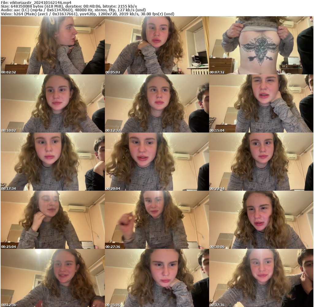 Preview thumb from viktoriaastr on 2024-10-16 @ bongacams