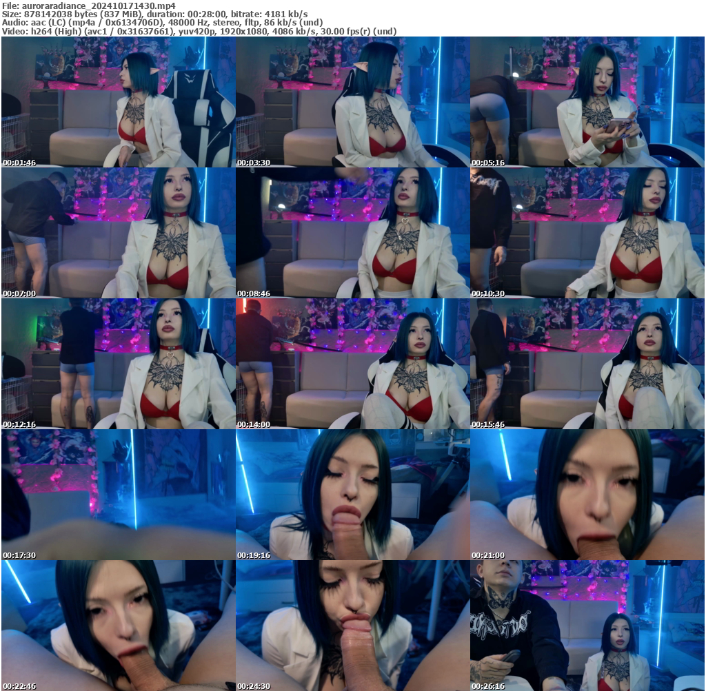 Preview thumb from auroraradiance on 2024-10-17 @ bongacams