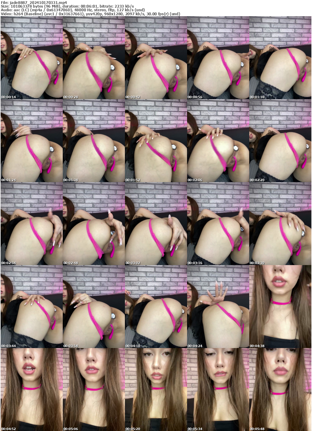 Preview thumb from jade8887 on 2024-10-17 @ bongacams