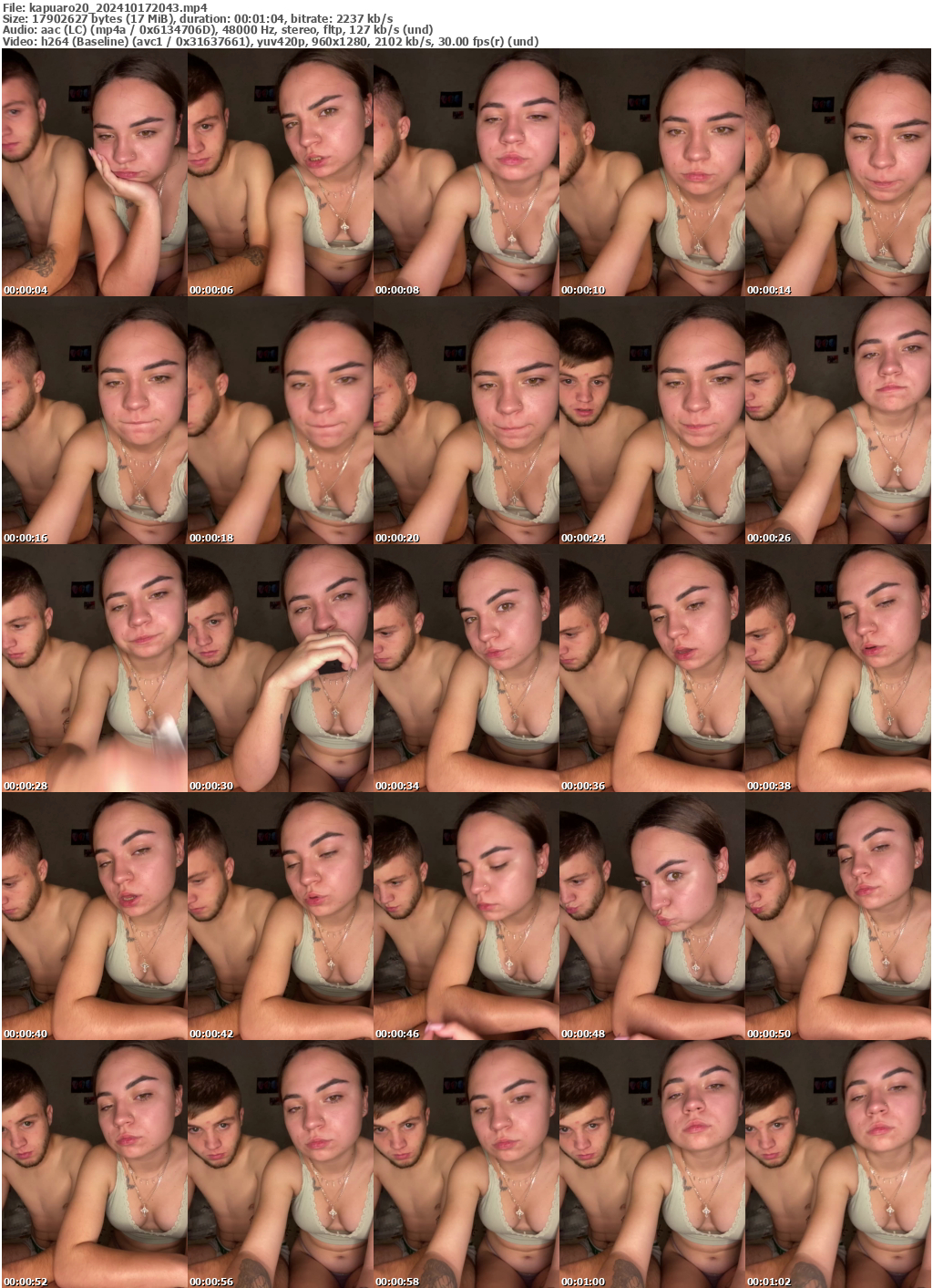 Preview thumb from kapuaro20 on 2024-10-17 @ bongacams