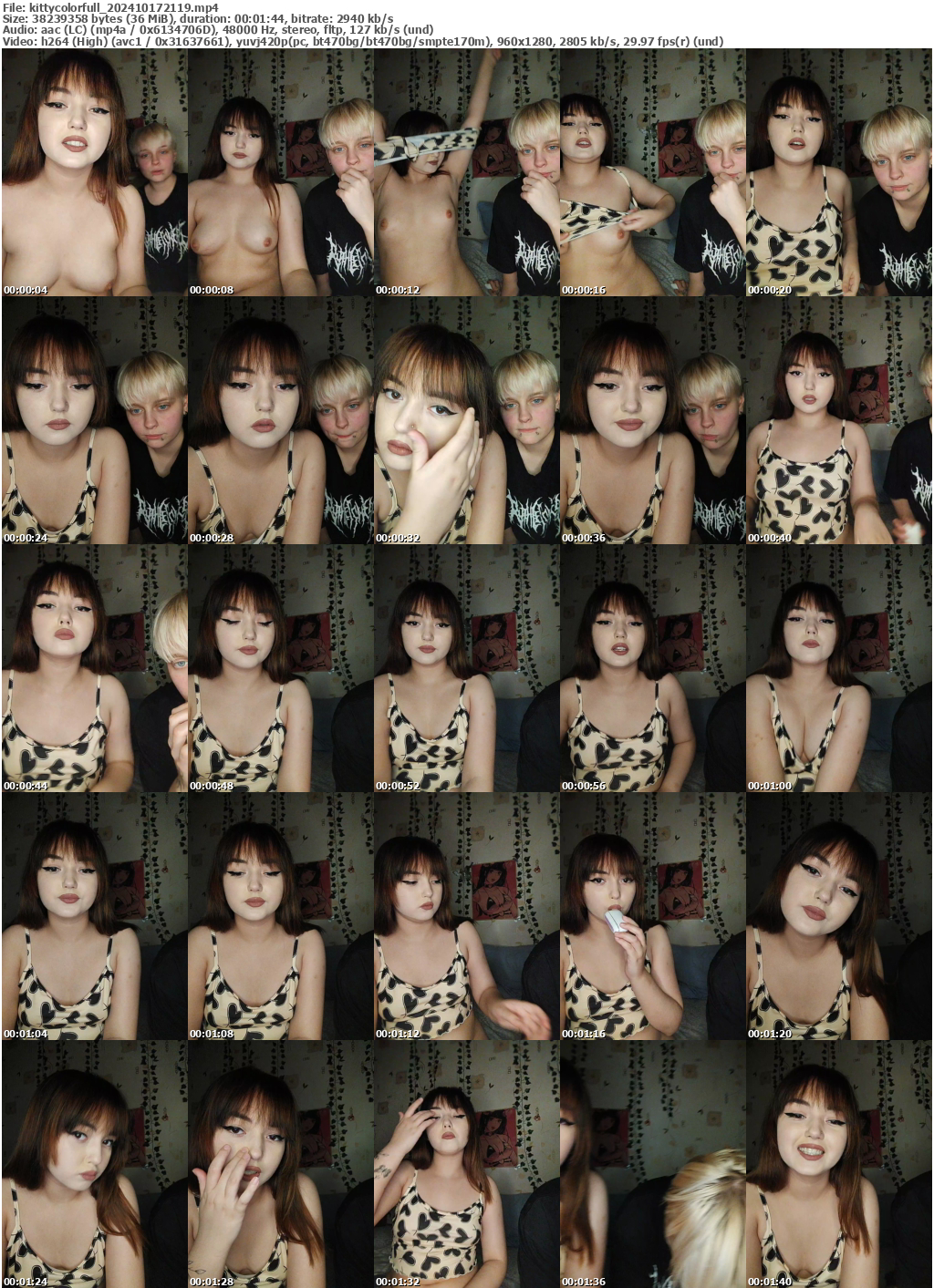 Preview thumb from kittycolorfull on 2024-10-17 @ bongacams