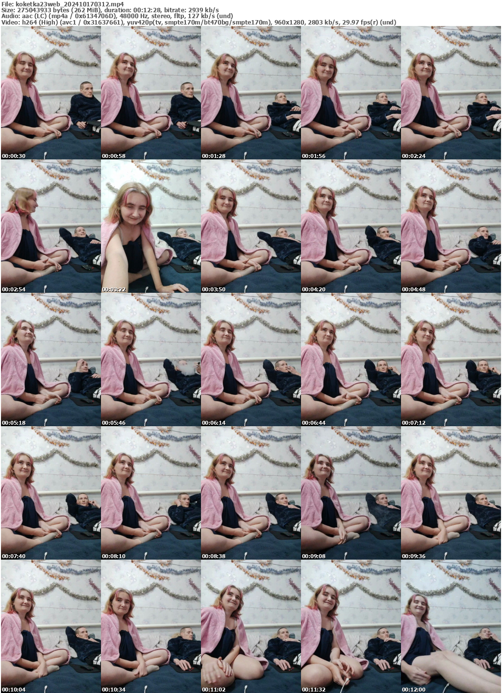 Preview thumb from koketka23web on 2024-10-17 @ bongacams