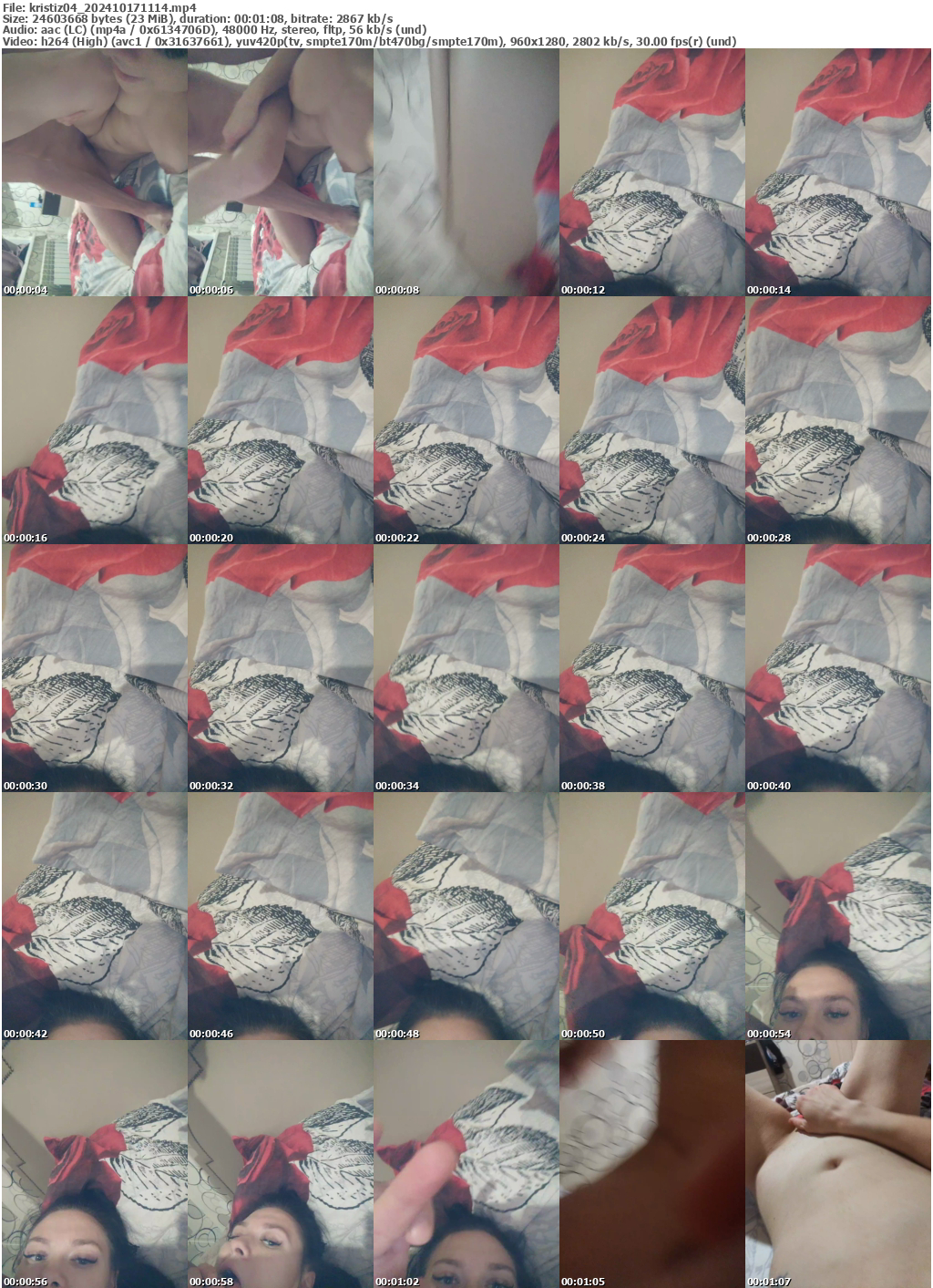 Preview thumb from kristiz04 on 2024-10-17 @ bongacams