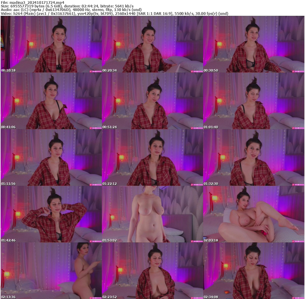 Preview thumb from madina3 on 2024-10-17 @ bongacams