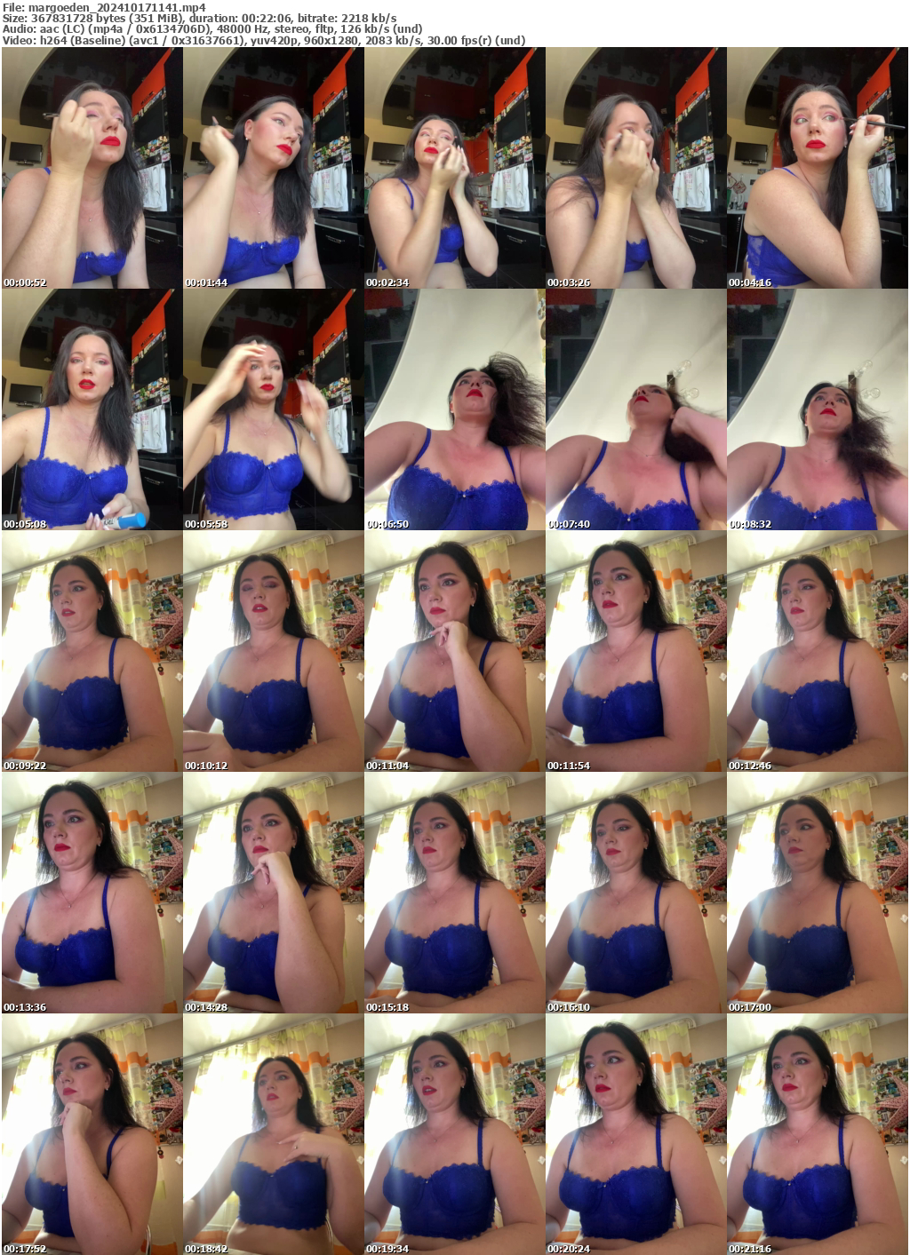 Preview thumb from margoeden on 2024-10-17 @ bongacams