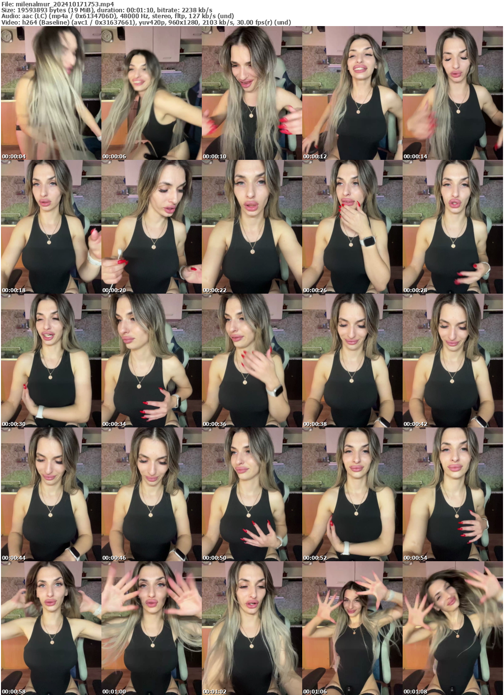 Preview thumb from milenalmur on 2024-10-17 @ bongacams