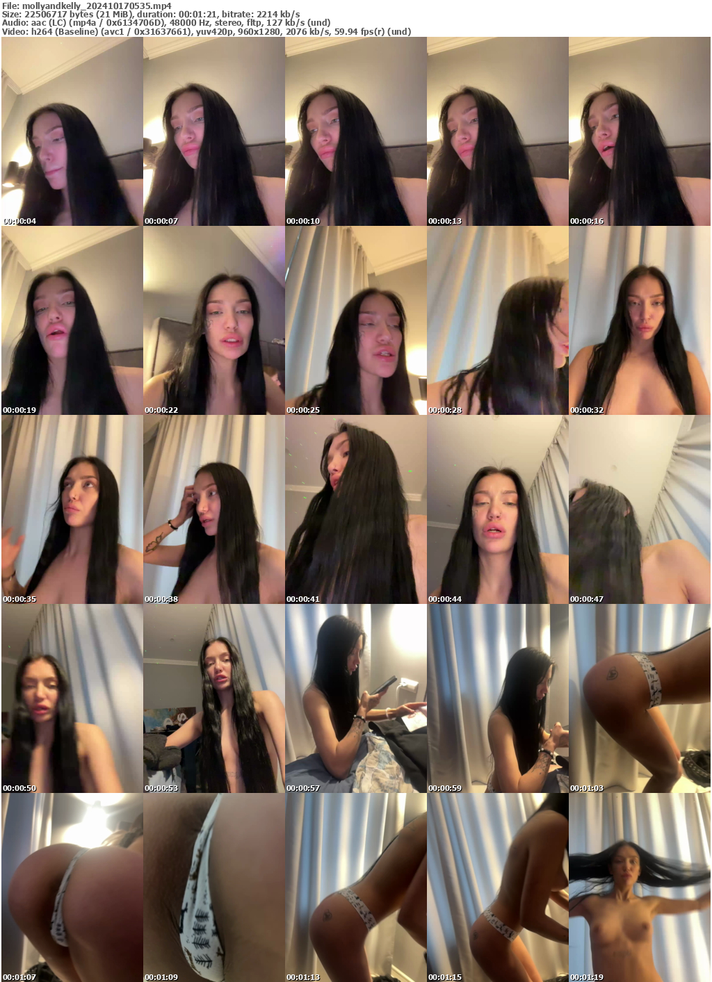 Preview thumb from mollyandkelly on 2024-10-17 @ bongacams