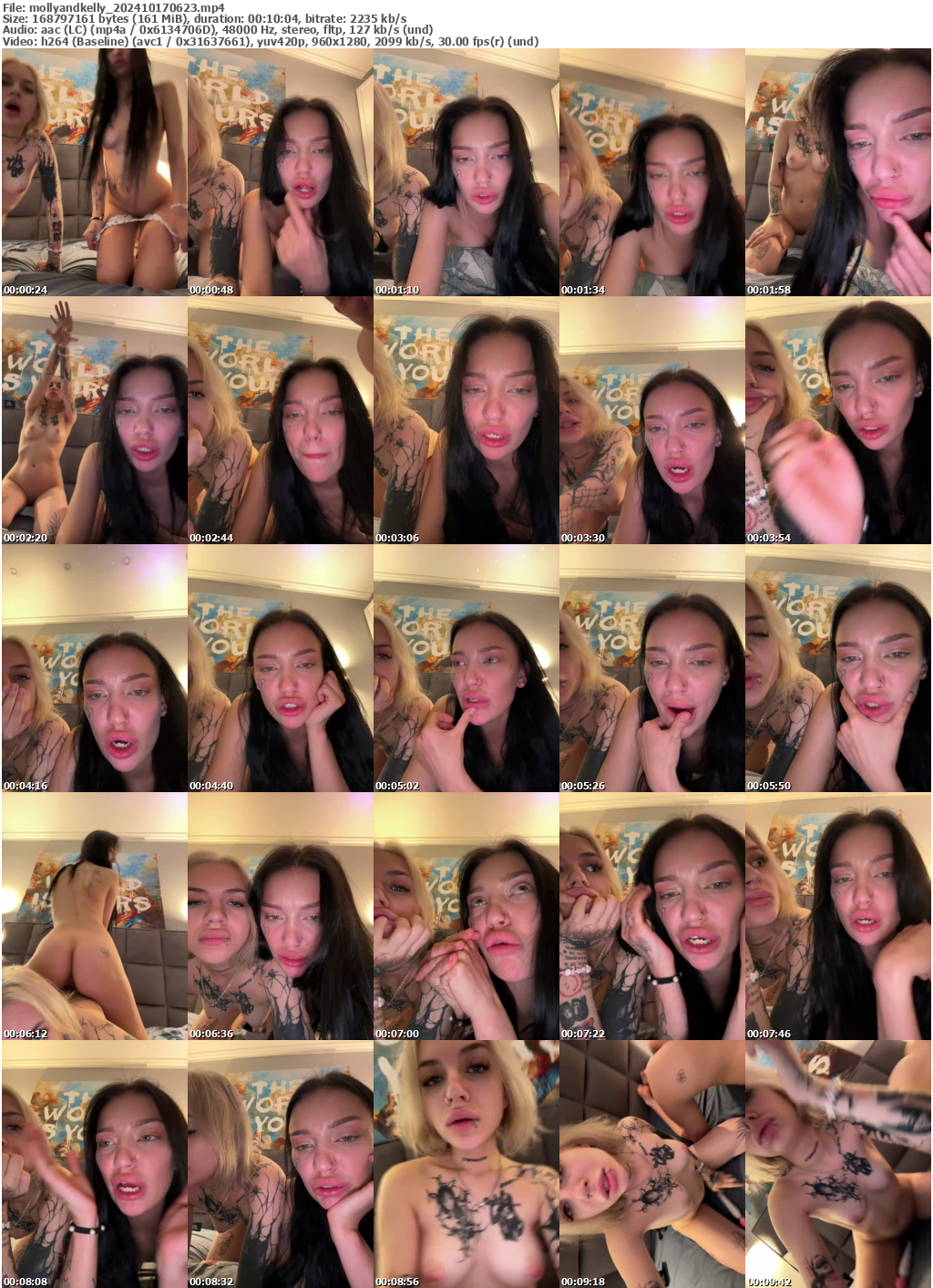 Preview thumb from mollyandkelly on 2024-10-17 @ bongacams