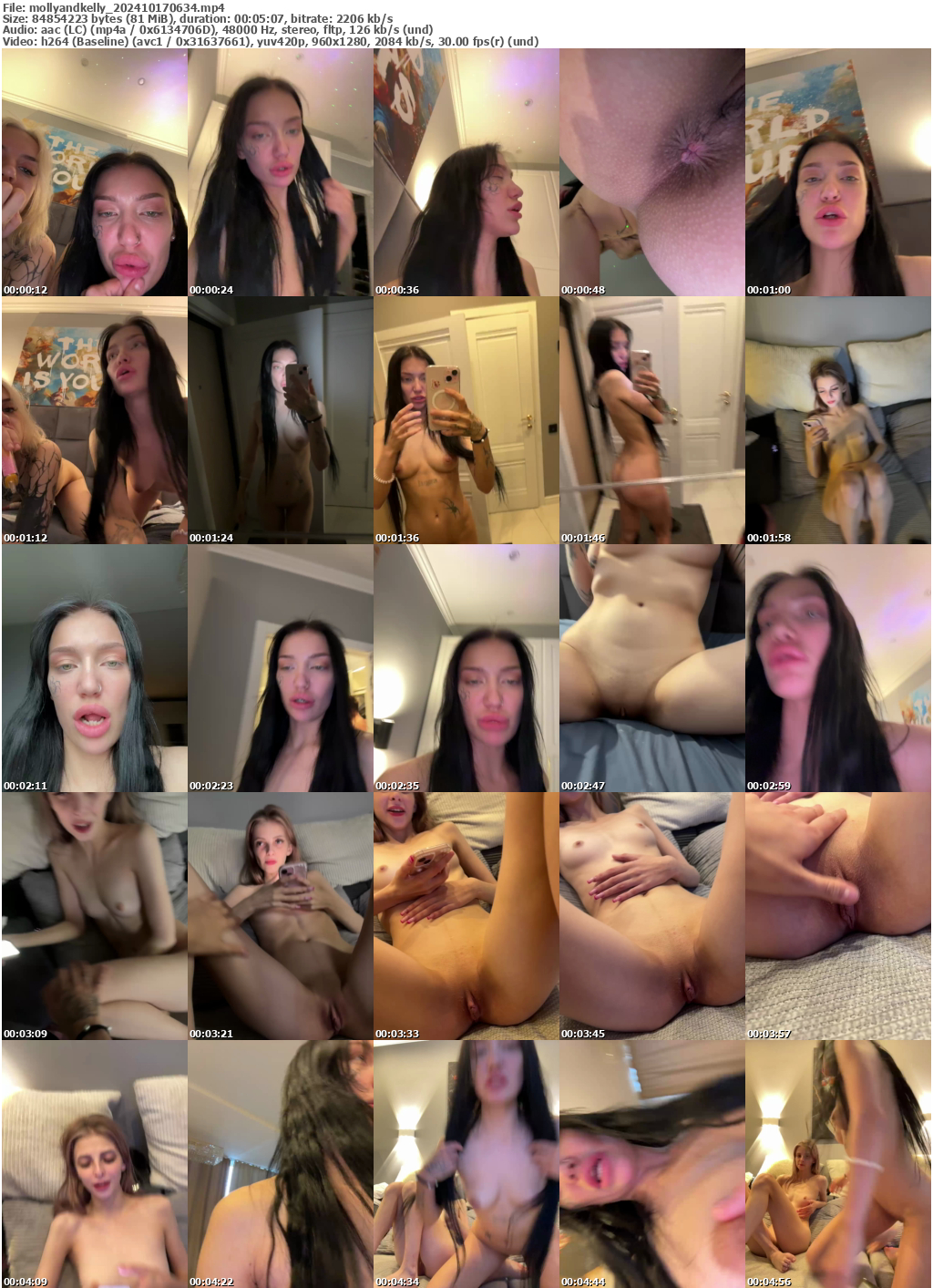Preview thumb from mollyandkelly on 2024-10-17 @ bongacams