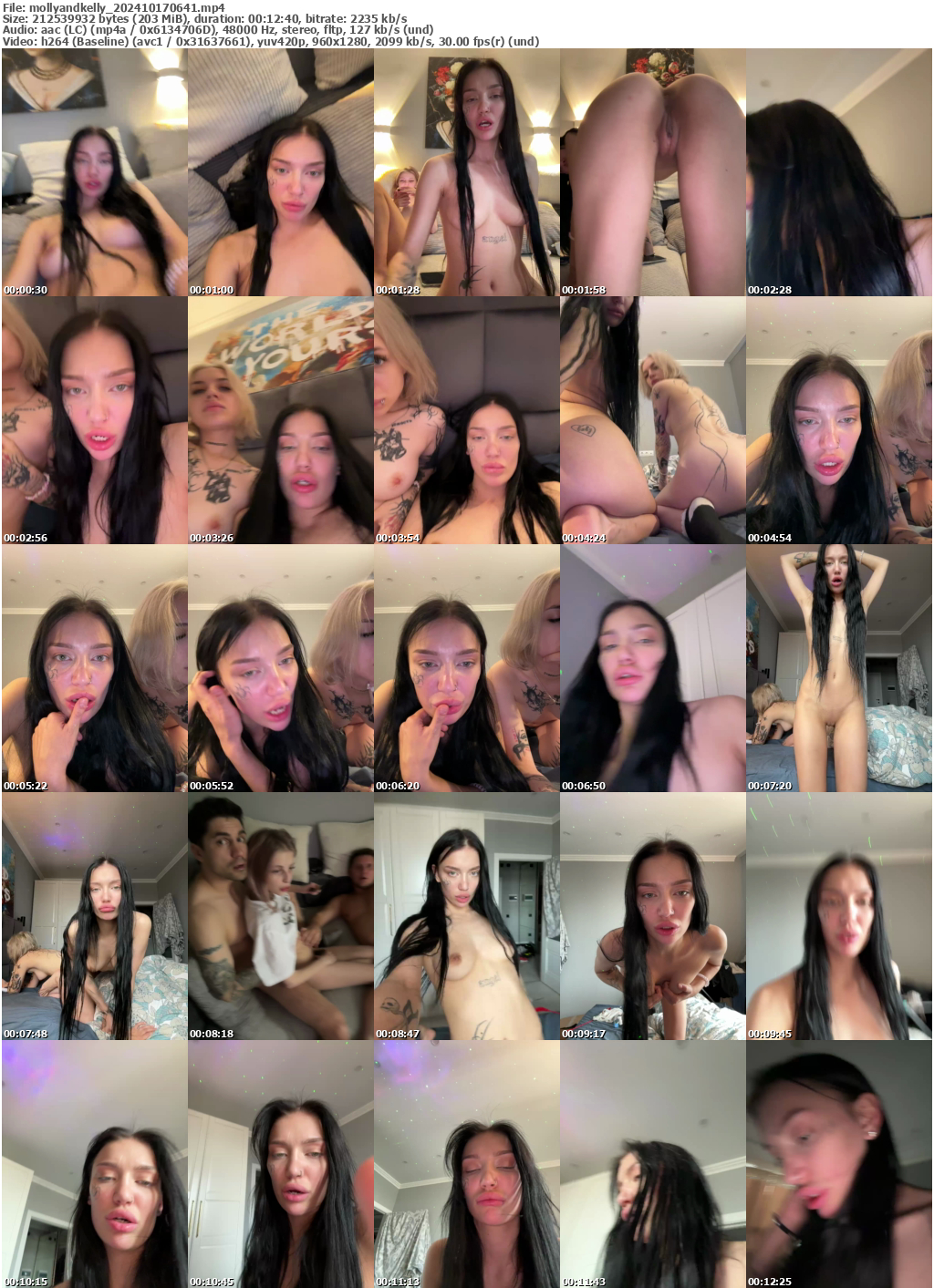 Preview thumb from mollyandkelly on 2024-10-17 @ bongacams